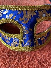 Blue gold mask for sale  LEEDS
