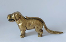 Vintage brass dog for sale  UK