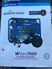 Westinghouse WGEN9500C Portable Generator 9500 Watt for sale  Shipping to South Africa