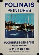 Affiche folinais 1988 d'occasion  La Courtine