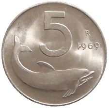 Moneta lire 1969 usato  Genova