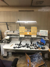 Used, SWF 2 HEAD EMBROIDERY MACHINE / 12 NEEDLE / 12 COLOR / USED for sale  Houston