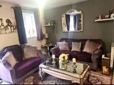 Used purple sofas for sale  CONGLETON