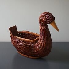 Vintage wicker duck for sale  Wrightsville