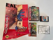 Earthworm Jim Sega Genesis CIB Complete w/ Poster & Registration Card Hang Tab, used for sale  Shipping to South Africa