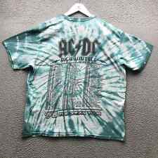 Camiseta masculina AC/DC High Voltage '76 turnê européia manga curta música tie dye comprar usado  Enviando para Brazil