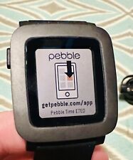 Smartwatch Pebble Time 501 - Estojo preto e pulseira de relógio usados, usado comprar usado  Enviando para Brazil