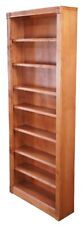 Late 20th Century Victorian Revival Cherry Tall Slender Narrow Bookcase CD 60", used for sale  Dayton