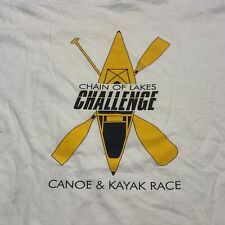 Camiseta Chain of Lakes Challenge Canoa y Kayak Challenge al aire libre para hombre XL segunda mano  Embacar hacia Mexico