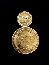 Caesars Riverboat Casino Rare Obs. $5 & .25 Gaming Token, Harrison County, IN. for sale  Port Orchard
