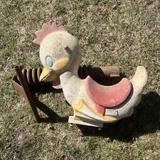 Vintage Saddle Mates Chicken Ride on Playground Equipment Toy  w/Spring & Plate for sale  Shipping to South Africa