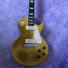 Usado, Guitarra elétrica personalizada LP pickup 22 trastes dourada em estoque alta qualidade comprar usado  Enviando para Brazil