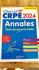 Livre objectif crpe d'occasion  Aix-en-Provence-