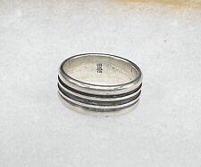 JAMES AVERY 8.3 mm Sterling Silver 925 Unity Wedding Band Size 7 Ring 7.6 Gr, used for sale  Cameron