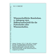 Wissenschaftliche rundschau ja gebraucht kaufen  Berlin