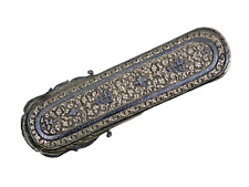 ANTIQUE SILVER NIELLO SCABBARD FITTING PART for SHASHKA SWORD Caucasian Russian, used for sale  Shipping to South Africa