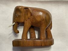 Holz elefanten handgeschnitzt gebraucht kaufen  Schönau