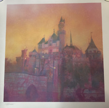Disneyland dusk lithograph for sale  Ladera Ranch