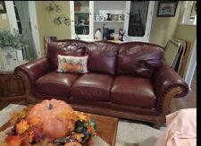 Brown leather sofa for sale  San Antonio