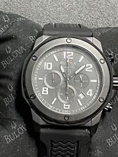 Relógio masculino Bulova 98B223 estrela marinha cronógrafo quartzo pulseira de borracha preta 44mm, usado comprar usado  Enviando para Brazil