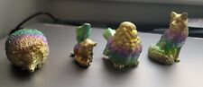 Bismuth metal figurines animals for sale  Canada