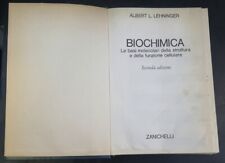 Biochimica albert lehninger usato  Roma