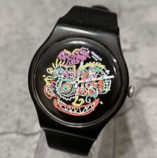 Relógio preto Swatch Gent Wild Face comprar usado  Enviando para Brazil