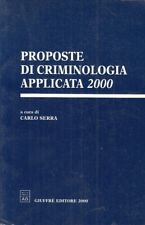 Proposte criminologia applicat usato  Parma