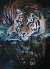 Tiger painting limited for sale  RHYL