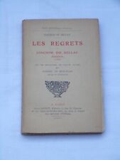 Regrets joachim bellay d'occasion  Muzillac