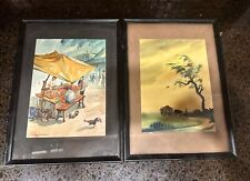 Antique framed watercolors for sale  Hammonton