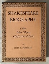 Shakespeare biography papers for sale  Whitehall