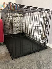 Dog crate black for sale  WESTON-SUPER-MARE