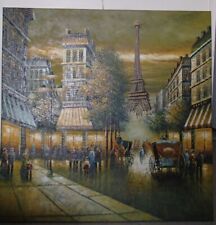 night painting paris scene for sale  New York