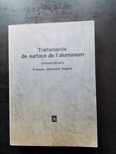 Traitements surface aluminium d'occasion  Milly-sur-Thérain