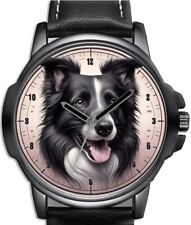 Love My Border Collie Pet Dog Beautiful 3 Relógio de Pulso Exclusivo Rápido Reino Unido, usado comprar usado  Enviando para Brazil