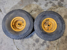 PAR de pneus traseiros para cortador de grama Carlisle Turf-Saver 20x10-8 com aros amarelos comprar usado  Enviando para Brazil