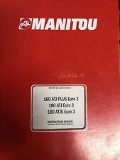 Manitou operator manual for sale  WATFORD