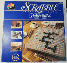 Scrabble deluxe edition for sale  Shipping to Ireland