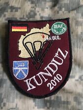 Bundeswehr patch kunduz gebraucht kaufen  Ahrensbök