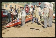 Cámper de lanzamiento de barco / Cruz Roja - hidroavión - bote eléctrico vintage tobogán de carreras segunda mano  Embacar hacia Argentina