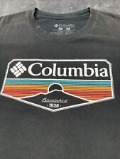 Camiseta Columbia Masculina Média Preta Manga Curta Mountain Mt Capuz Gráfico comprar usado  Enviando para Brazil