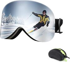 Gafas de esquí magnéticas intercambiables de doble lente OTG gafas de nieve con antiniebla segunda mano  Embacar hacia Argentina