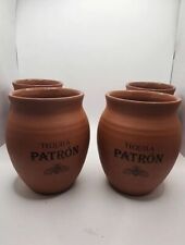 Conjunto de 4 xícaras de terracota de cerâmica esmaltada PATRON TEQUILA comprar usado  Enviando para Brazil