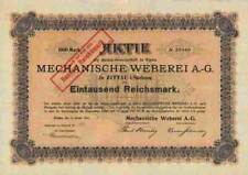 Mechanische weberei 1923 gebraucht kaufen  Deutschland