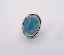Superb Sterling Silver Bluish-Green Sagenite Quartz Ladies Ring Size 6 "TE"*****, used for sale  Shipping to South Africa