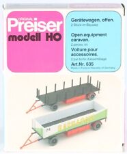 Vintage PREISER H0 escala 1:87 circo #635 kit open equipment caravana vagón de electrodomésticos segunda mano  Embacar hacia Mexico