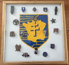 Cadre insignes régiments d'occasion  Vitré