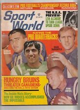 Revista Sport World diciembre 1969---Unitas---Namath--Tarkenton---Gabriel Good segunda mano  Embacar hacia Argentina