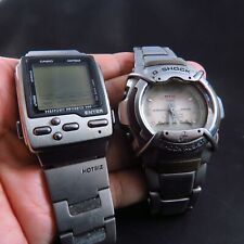 Dwa DB-2100 MTG-510 Casio G-Shock HotBiz Kwarcowy zegarek męski na część lub naprawę na sprzedaż  Wysyłka do Poland